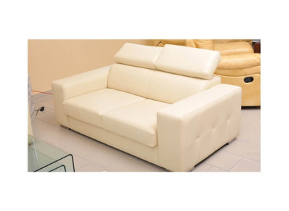 Two-seater Sofa new Modern Sofa Beige 2 Seater Couches Sofas Furniture Lounge Wood